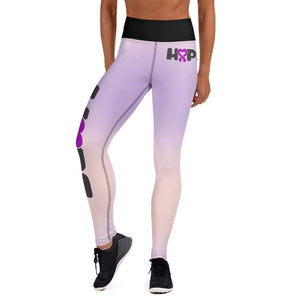 Purple Ribbon "Hope" Fibromyalgia Leggings