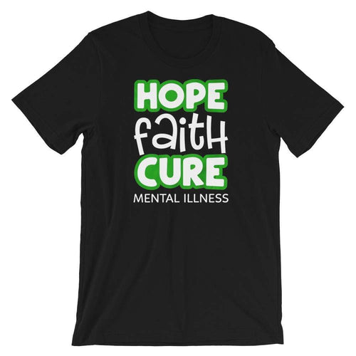 Hope, Faith, Cure Mental Health Awareness T-Shirt