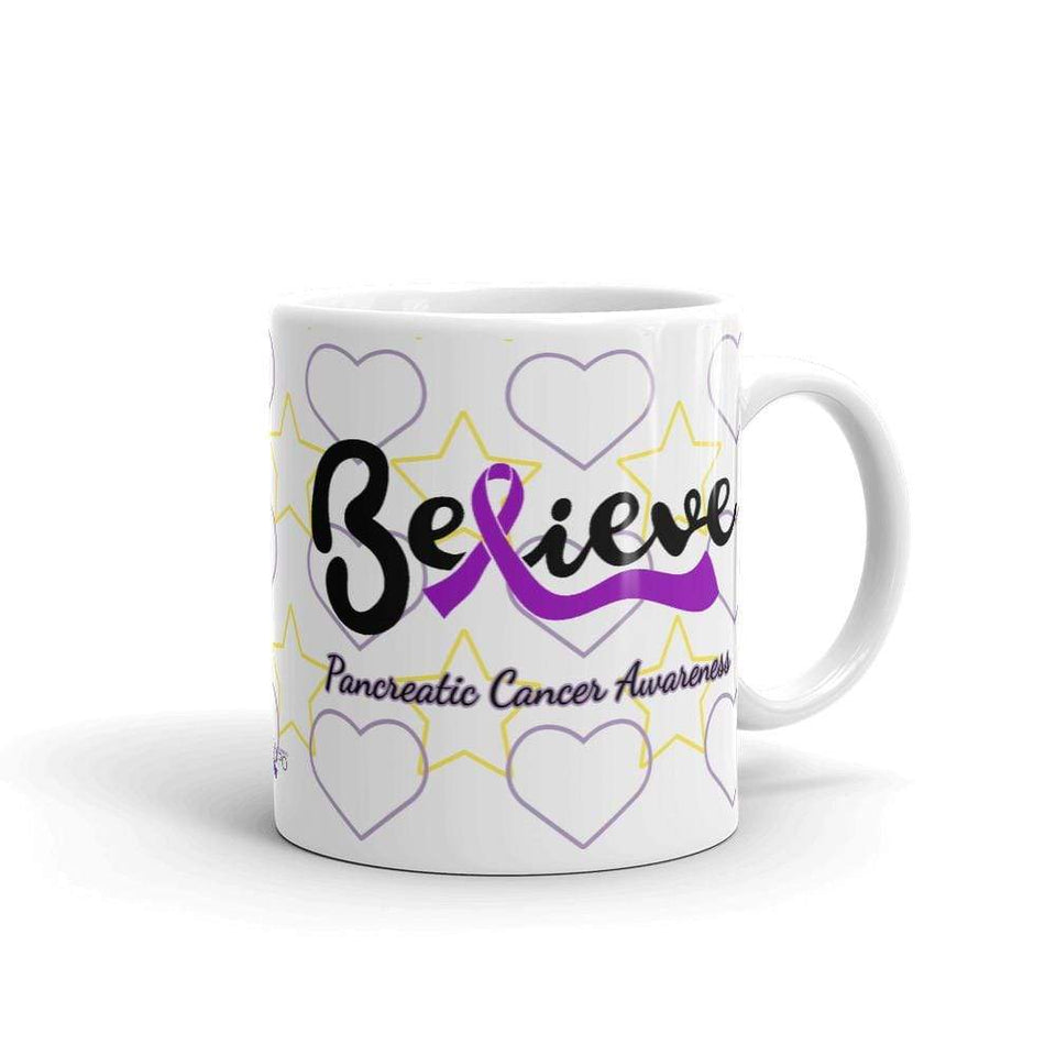 "Believe" Pancreatic Cancer Coffee Mug