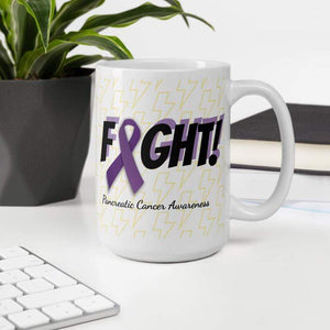 "Fight" Pancreatic Cancer Awareness Mug
