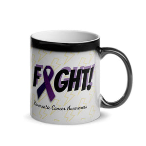 "Fight" Pancreatic Cancer Glossy Magic Mug
