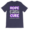 "Hope Faith Cure" Pancreatic Cancer T-Shirt