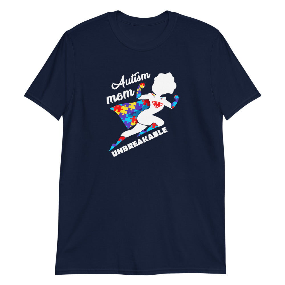 Super Hero Autism Mom Unbreakable T-Shirt
