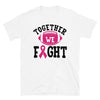Together We Fight Pink Ribbon Football T-Shirt