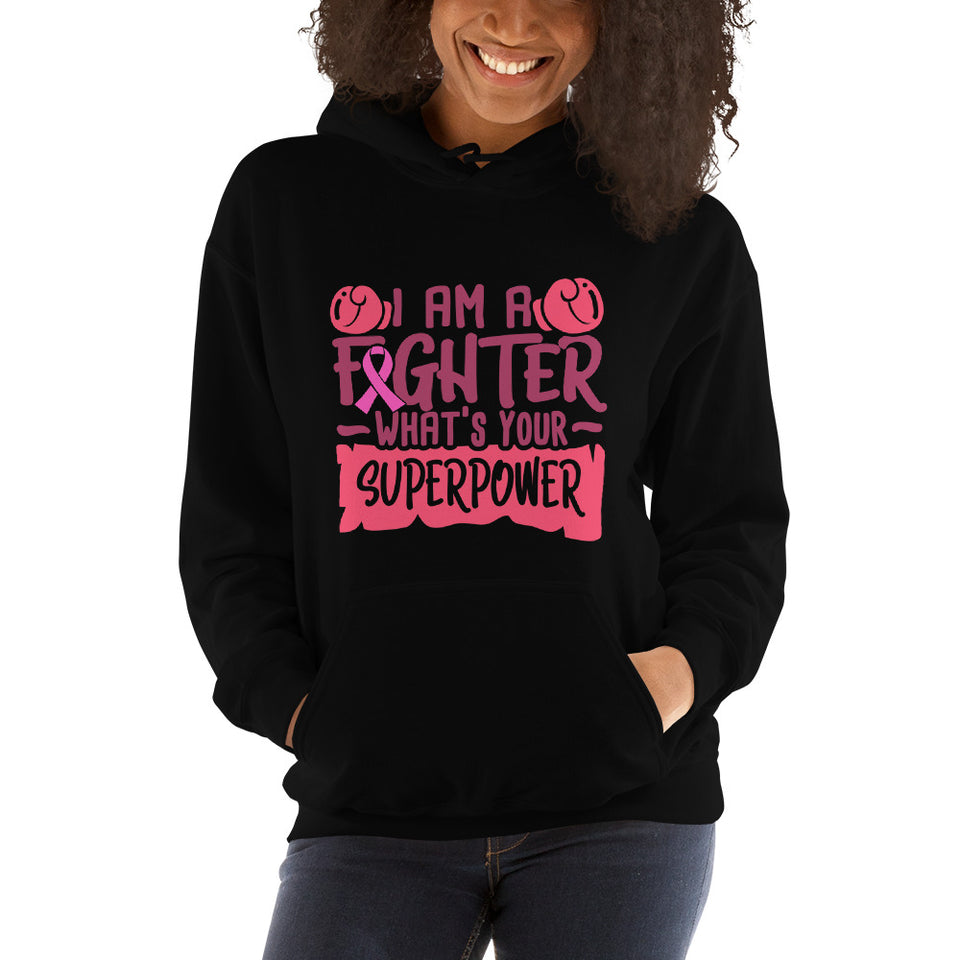 I Am a Fighter Breast Cancer Awareness Hoodie
