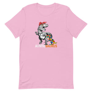 Auntiesaurus Autism Awareness T-Shirt