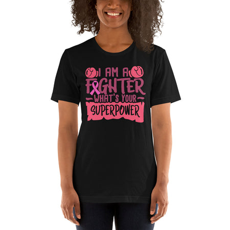 I Am a Fighter Breast Cancer Awareness T-Shirt