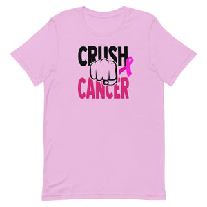 Pink Ribbon Crush Cancer Awareness T-Shirt
