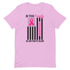 No One Fights Alone- Breast Cancer Awareness Flag T-Shirt