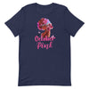 "October Pink" Flower Afro Breast Cancer Awareness T-Shirt