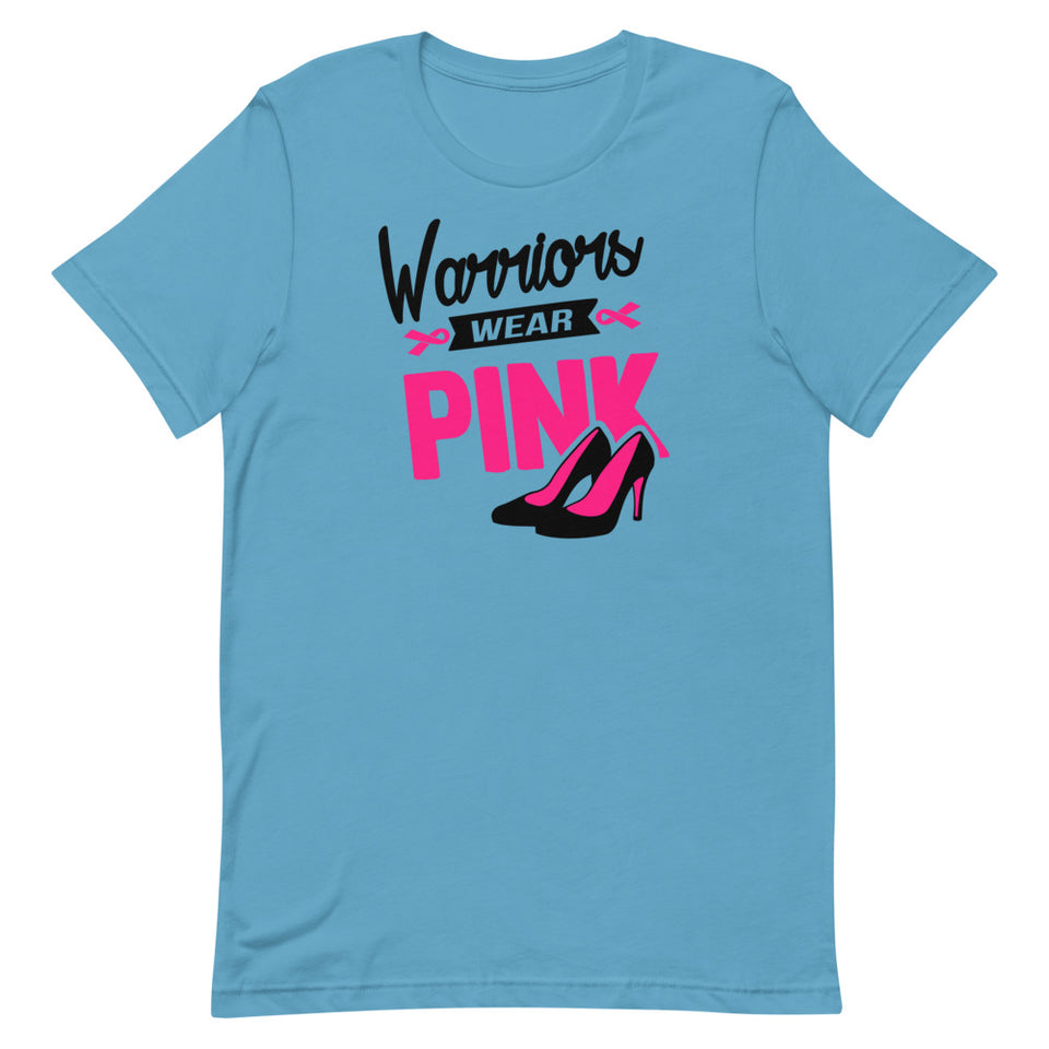Warriors Wear Pink Breast Cancer Awareness T-Shirt